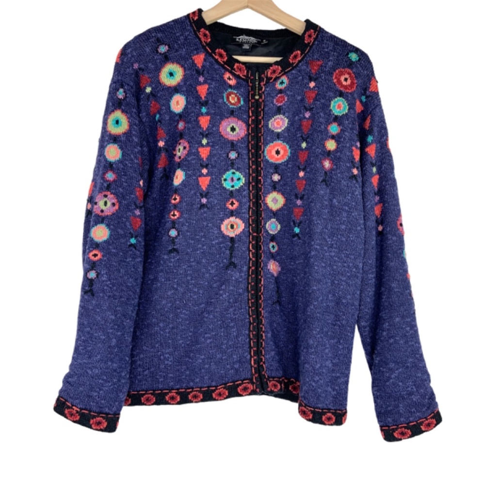 Icelandic Designs Knit Full Zip Sweater